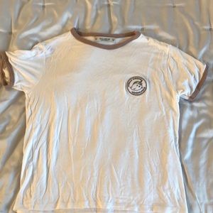 Pull & Bear white crop top